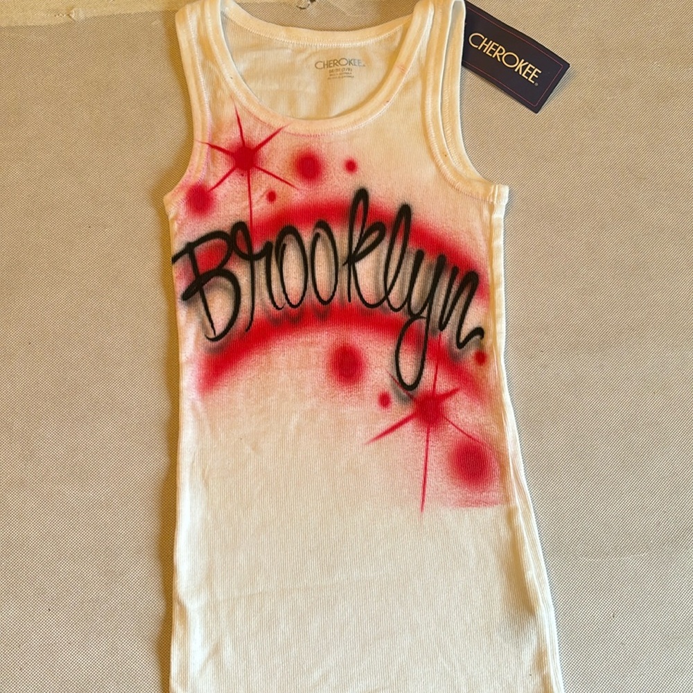 Tank top children’s 7/8 graffiti Brooklyn